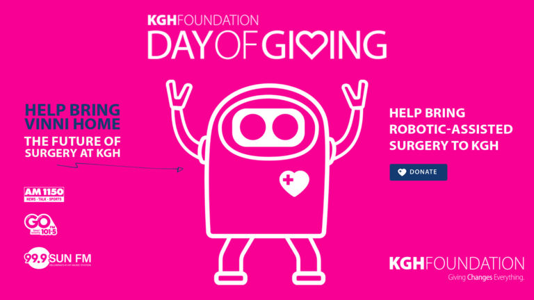 KGH Foundation Vinnie KGH Day of Giving